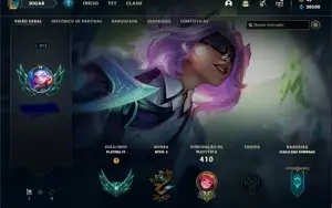 PlATINA 4 ♡ 94 SKINS ♡ 650k DE MAESTRIA COM SKIN PRESTIGIO♡
