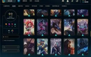 PlATINA 4 ♡ 94 SKINS ♡ 650k DE MAESTRIA COM SKIN PRESTIGIO♡