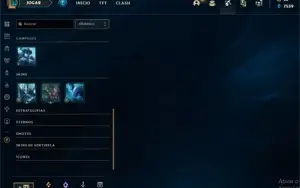 Vendo conta de lol gold 1 com 211 skins