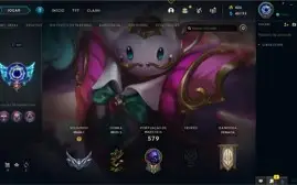 Conta League of Legends e Valorant