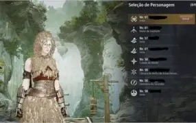 CONTA BLACK DESERT SA - 3 PERSONAGENS LV 61