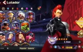 Street Fighter Duel Conta P2W Top 1 do Servidor