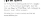Conta Tiktok + Live | +1.500 Seguidores + E-Mail