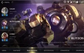 Vendo acc wild rifit lol mobile nvl 40 diamante 3 com skins.