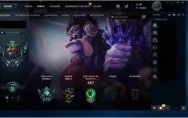 Conta platina 1 todos os campões 68 skins, 6 vitoriosas