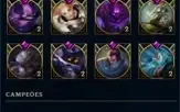 CONTA LOL PLATINA 4 - 110 CHAMPS - 55 SKIN - 4 VITORIOSA