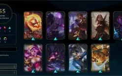 CONTA LOL PLATINA 4 - 110 CHAMPS - 55 SKIN - 4 VITORIOSA