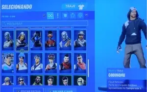 Conta Fortnite Caverão Roxo.