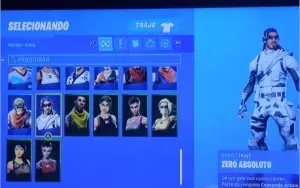Conta Fortnite Caverão Roxo.