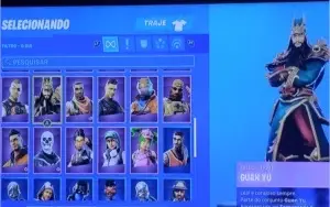 Conta Fortnite Caverão Roxo.