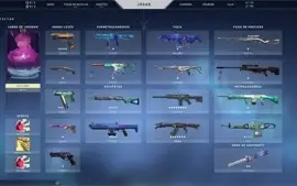 Conta valorant ouro 2, episodio passado platina, com skins