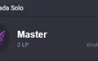 Conta Mestre Lol