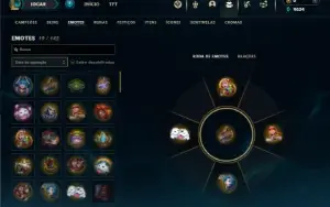 Mestre com 25 Champs e 10 Skins ( 165 PDL )