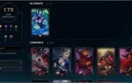 Conta Mestre,180skins(Ryze Triunfante)
