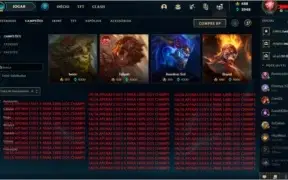 CONTA GOLD 2-LV 198 /147 Champs/103 Skins/EXPLAT 4 MMR ALTO