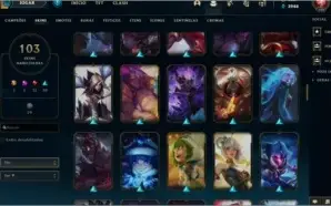 CONTA GOLD 2-LV 198 /147 Champs/103 Skins/EXPLAT 4 MMR ALTO