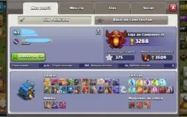 Conta de clash of clans CV 12
