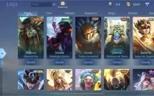 Conta Mobile Legenda 234 SKINS