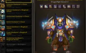 SHAMAN LVL 70 full 450´pvp com Dragonflight Season 1,2.MOG