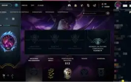 Conta lol Plat 4 season passada