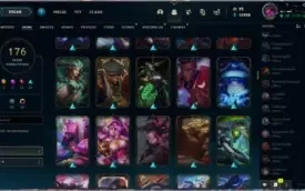 Conta lol Plat 4 season passada