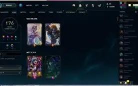 Conta lol Plat 4 season passada