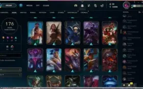 Conta lol Plat 4 season passada