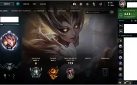 Conta de lol, muitas skins e 120 campeões