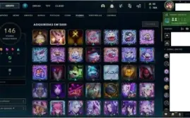 Conta de lol, muitas skins e 120 campeões