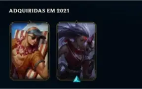 Conta diamante 4 legague of legends, 48 campeões, 10 skins