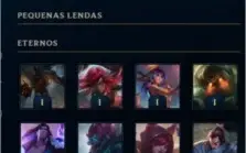 Conta diamante 4 legague of legends, 48 campeões, 10 skins
