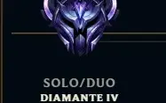 Conta diamante 4 legague of legends, 48 campeões, 10 skins