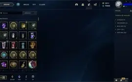 Conta League of Legends. 1400+ Skins.