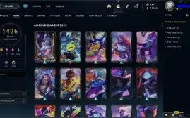 Conta League of Legends. 1400+ Skins.