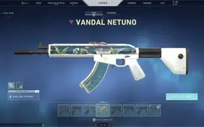 conta valorant com skins e nivel competitivo mediano