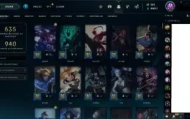 Conta de 2012 League of Legends