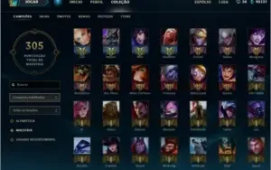 CONTA LVL 44, +119 CHAMP, +73 SKINS (3 SKINS ULTIMATES)