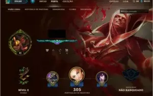 CONTA LVL 44, +119 CHAMP, +73 SKINS (3 SKINS ULTIMATES)