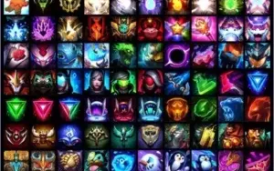 League of Legends CONTA - Diamante V e 160 Skins++ BORDA
