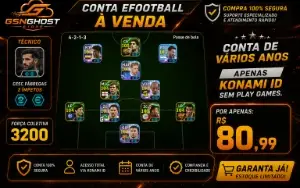 Conta Efootball Mobile | 3200 De Força Coletiva | R$80,99