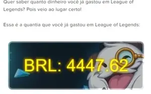Conta LoL 300+ skins lvl 305