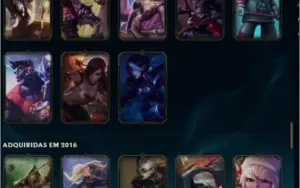Conta de lol season 3 ex mestre quase todos champs