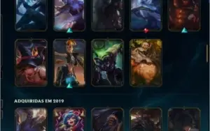 Conta de lol season 3 ex mestre quase todos champs