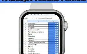 Planilha Controle Diário De Despesas (Semanal E Mensal)