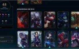 Conta Lv 168 League of Legends