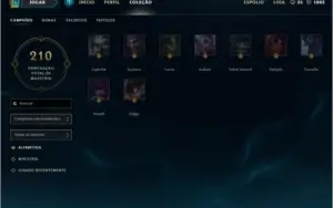 Conta D5 127 CHAMPS 81 SKINS 10 RUNEPAGES