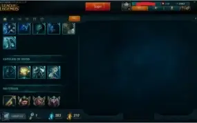 Vendo conta no lol Jinx full skin e muito MAIS
