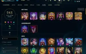 Conta Diamante IV Cheia de Skins W/R alto (preço de banana)