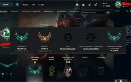 Conta platina 1 Upada a mão DROPADA DO MASTER, +27/30 -10