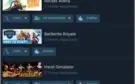 conta steam, vários jogos barata
